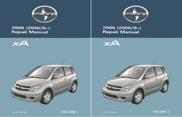 2006 Scion xA Factory Shop Service Manual