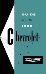 1958 Chevrolet All Models Owner's Manual