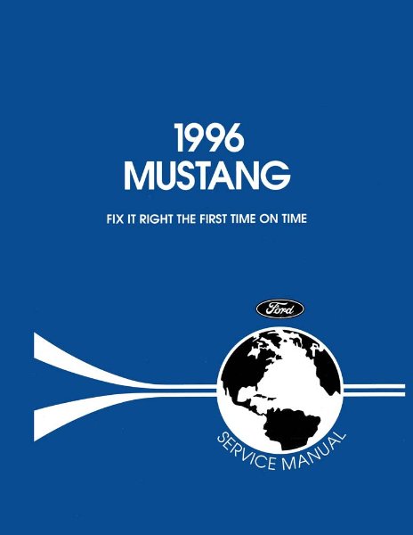 1996 Ford Mustang Factory Shop Service Manual