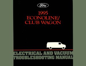 1995 Ford Truck Econoline Wiring Diagrams Manual