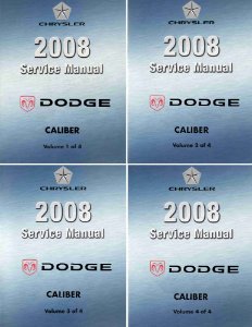 2008 Dodge Caliber Factory Shop Service Manual