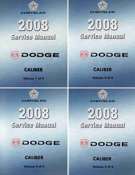 2008 Dodge Caliber Factory Shop Service Manual