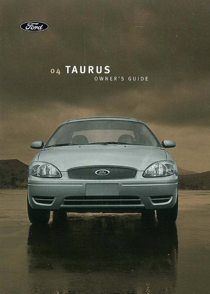 2004 Ford Taurus Owner's Manual