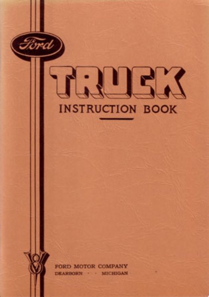1935 Ford Truck All Models Owner's Manual