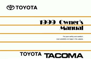 1999 Toyota Tacoma Owner's Manual