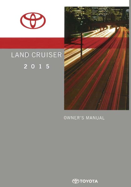 2015 Toyota Land Cruiser Owner's Manual