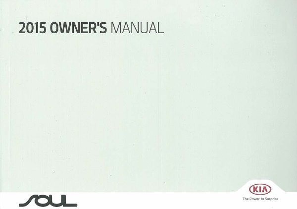 2015 Kia Soul Owner's Manual