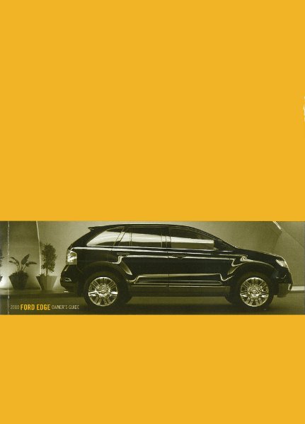 2010 Ford Edge Owner's Manual