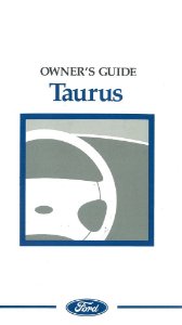 1997 Ford Taurus Owner's Manual