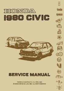 1980 Honda Civic Factory Shop Service Manual