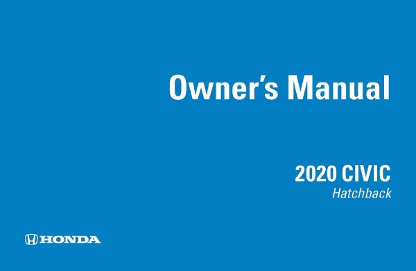 2020 Honda Civic Hatchback Owner's Manual