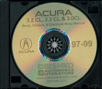 1997-99 ACURA 2.2CL, 2.3CL & 3.0CL Body, Chassis & Electrical Service Manual sample image