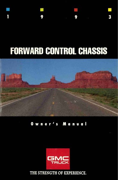 1993 GMC Forward Control Owner's Manual