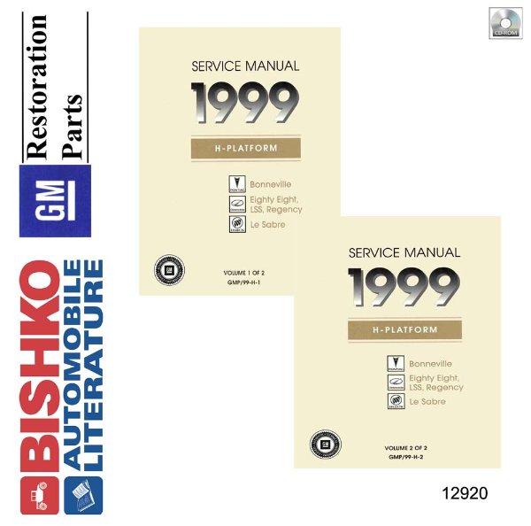 1999 Pontiac Bonneville, Le Sabre, 88, LSS, Regency Factory Shop Service Manual