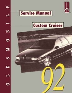 1992 Oldsmobile Custom Cruiser Factory Shop Service Manual