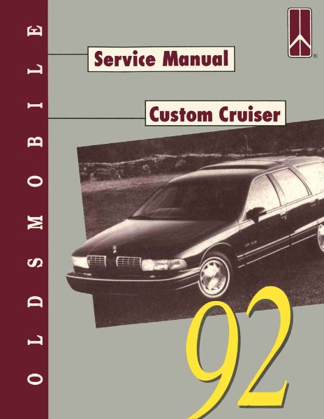 1992 Oldsmobile Custom Cruiser Factory Shop Service Manual