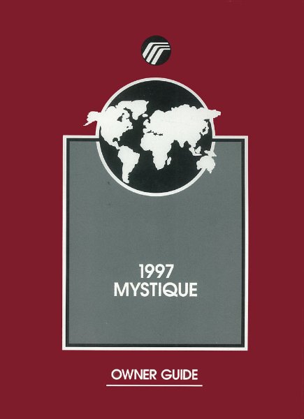 1997 Mercury Mystique Owner's Manual