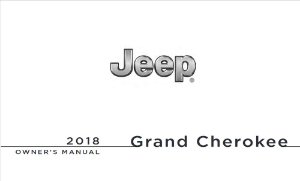 2018 Jeep Grand Cherokee Owner's Manual