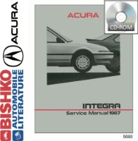 1987 Acura Integra Shop Service Repair Manual PDF sample image
