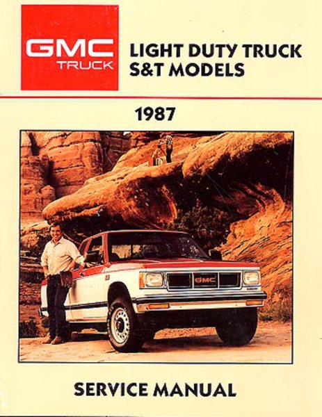 1987 GMC S-15 Truck Jimmy Shop Service Repair Manual