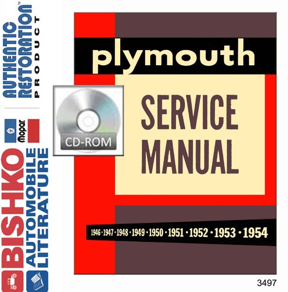 1946–1954 Plymouth All Models Factory Shop Service Manual