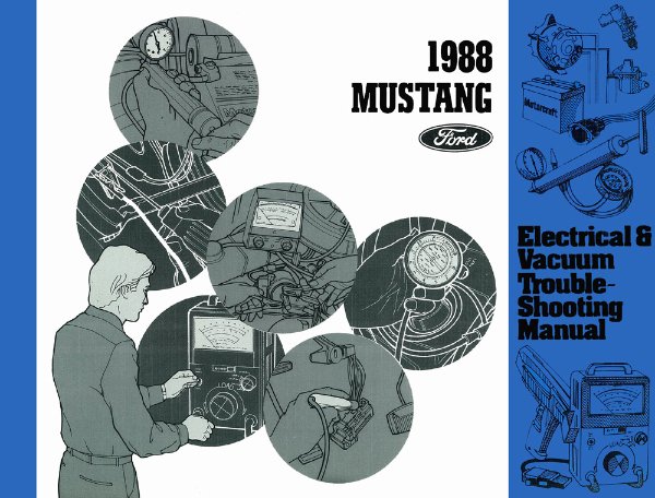 1988 Ford Mustang Wiring Diagrams Manual