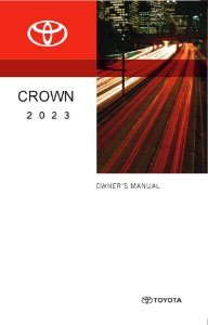 2023 Toyota Crown Owner's Manual