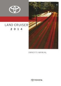 2014 Toyota Land Cruiser Owner's Manual