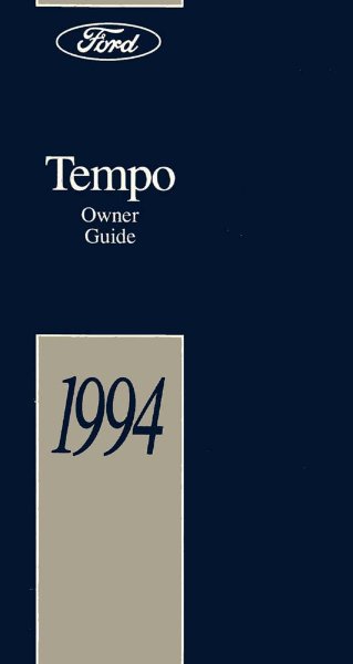 1994 Ford Tempo Owner's Manual