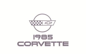 1985 Chevrolet Corvette Owner's Manual