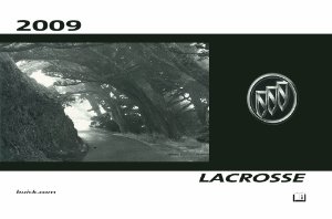 2009 Buick LaCrosse Owner's Manual