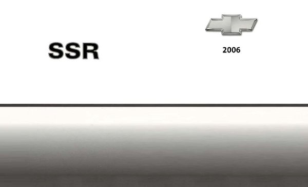 2006 Chevrolet SSR Owner's Manual
