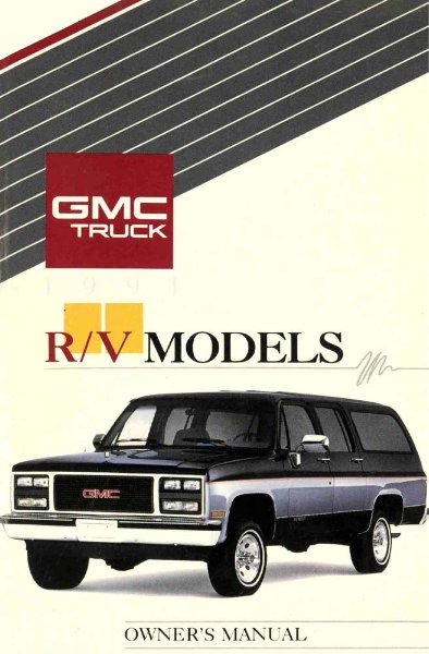 1991 GMC R/V Series Owner's Manual