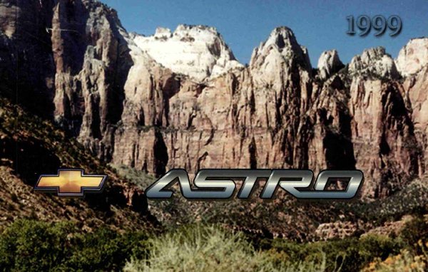 1999 Chevrolet Astro Owner's Manual