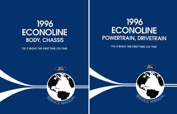 1996 Ford Truck Econoline, Club Wagon Factory Shop Service Manual