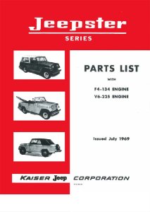 1967–1971 Jeep Jeepster Parts Book