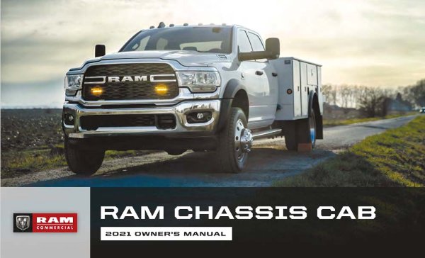 2021 Dodge Ram Chassis Cab Owner's Manual
