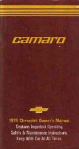 1979 Chevrolet Camaro Owner's Manual