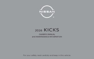 2026 Nissan Kicks Owner's Manual