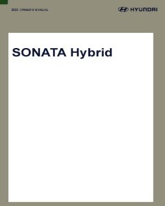 2022 Hyundai Sonata Hybrid Owner's Manual