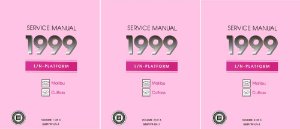 1999 Chevrolet Malibu, Cutlass Factory Shop Service Manual