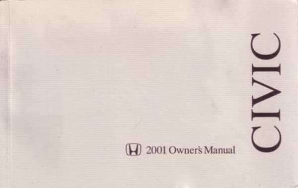 2001 Honda Civic Coupe Owner's Manual