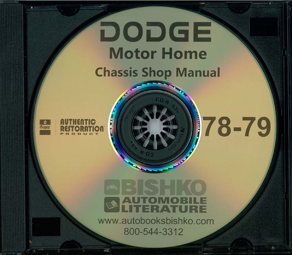 1978-79 DODGE MOTOR HOME Chassis & Electrical Repair Shop Manual