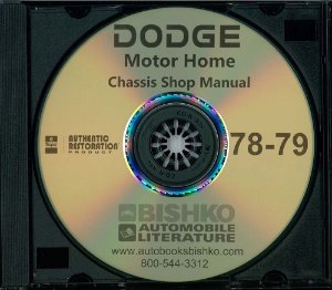 1978–1979 Dodge Truck Motor Home Factory Shop Service Manual