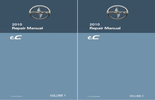 2010 Toyota Scion tC Factory Shop Service Manual