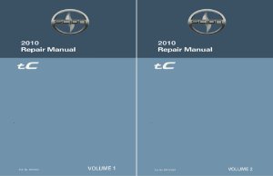2010 Toyota Scion tC Factory Shop Service Manual