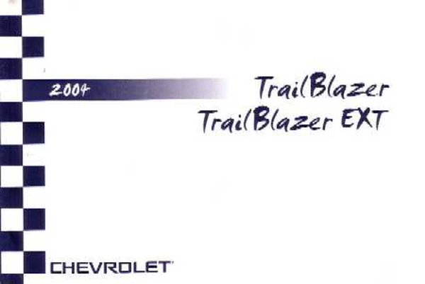 2004 Chevrolet Trailblazer Owner's Manual
