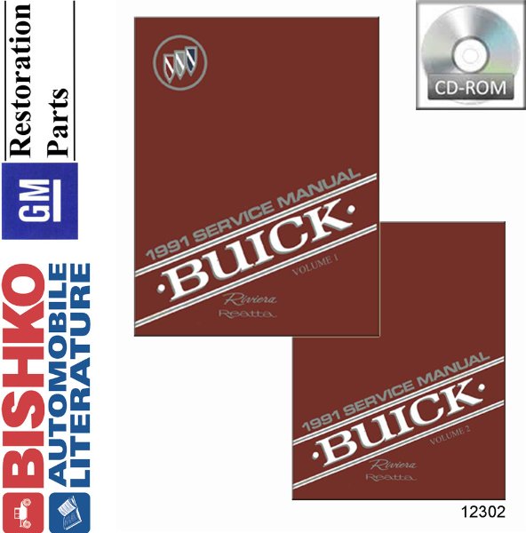1991 Buick Riviera, Aurora Factory Shop Service Manual