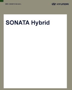 2023 Hyundai Sonata Hybrid Owner's Manual