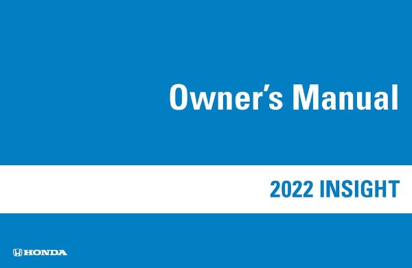 2022 Honda Insight Owner's Manual